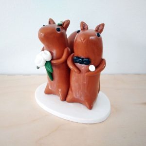 Figurine écureuils mariage