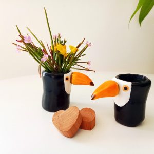 mini vase toucan 1