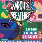 affiche 2026 marché des créateurs place de Zurich